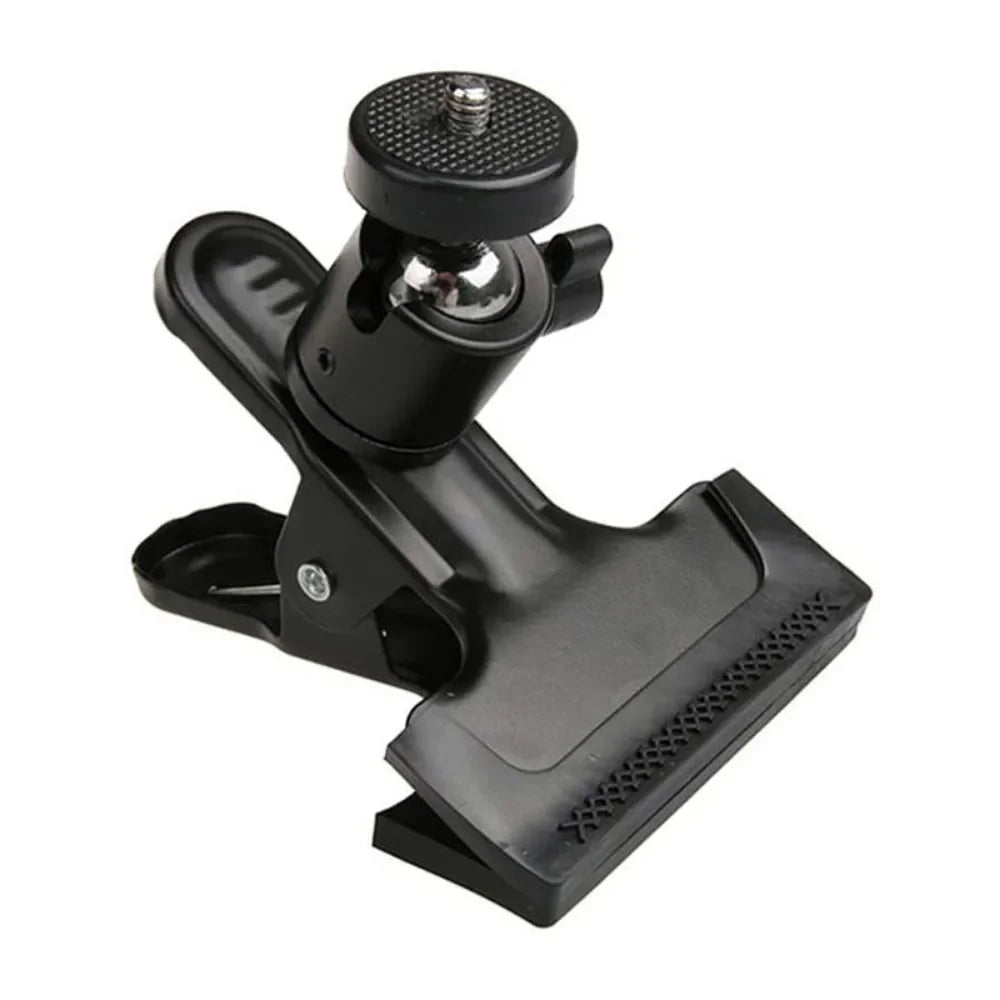 Camera Clip Clamp Mount 360° Ball Head 1/4" Screw GoPro DJI Camera Clip Mount Richie's Clamp Mount No plug