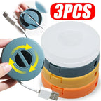 Portable Retractable Cable Winder & Wire Organizer Box Cable Organizer Richie's