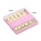 Christmas Stainless Steel Spoon Set with Holiday Pendants Holiday Spoon Set Richie's gold spoon set