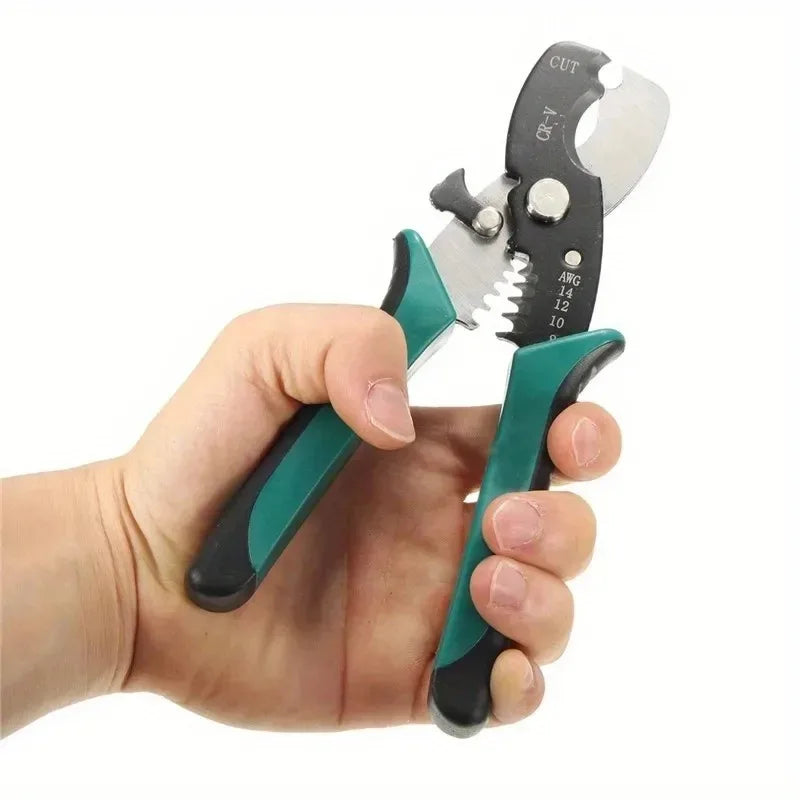TOTNEND 8-Inch Wire Stripper & Cable Cutter Pliers 1.6–4mm Wire Stripper Pliers Richie's Default Title