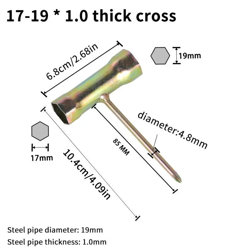 2-in-1 Spark Plug Socket Wrench – High Carbon Steel Spanner Socket Wrench Tool Richie's 17 1910