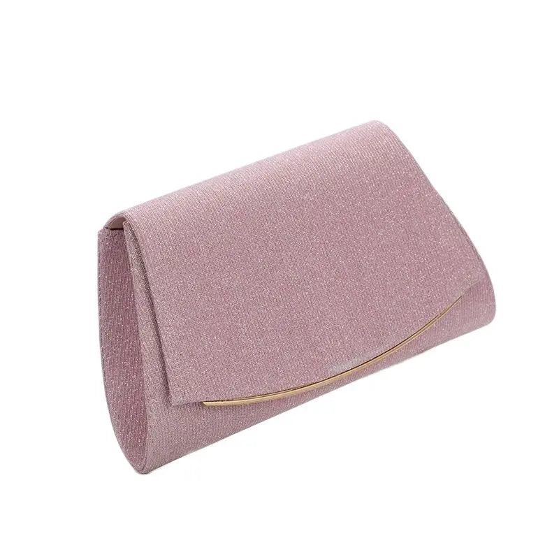 Women's Evening Clutch Bag Chain Shoulder Purse | Party Evening Clutch Bag Richie's Pink