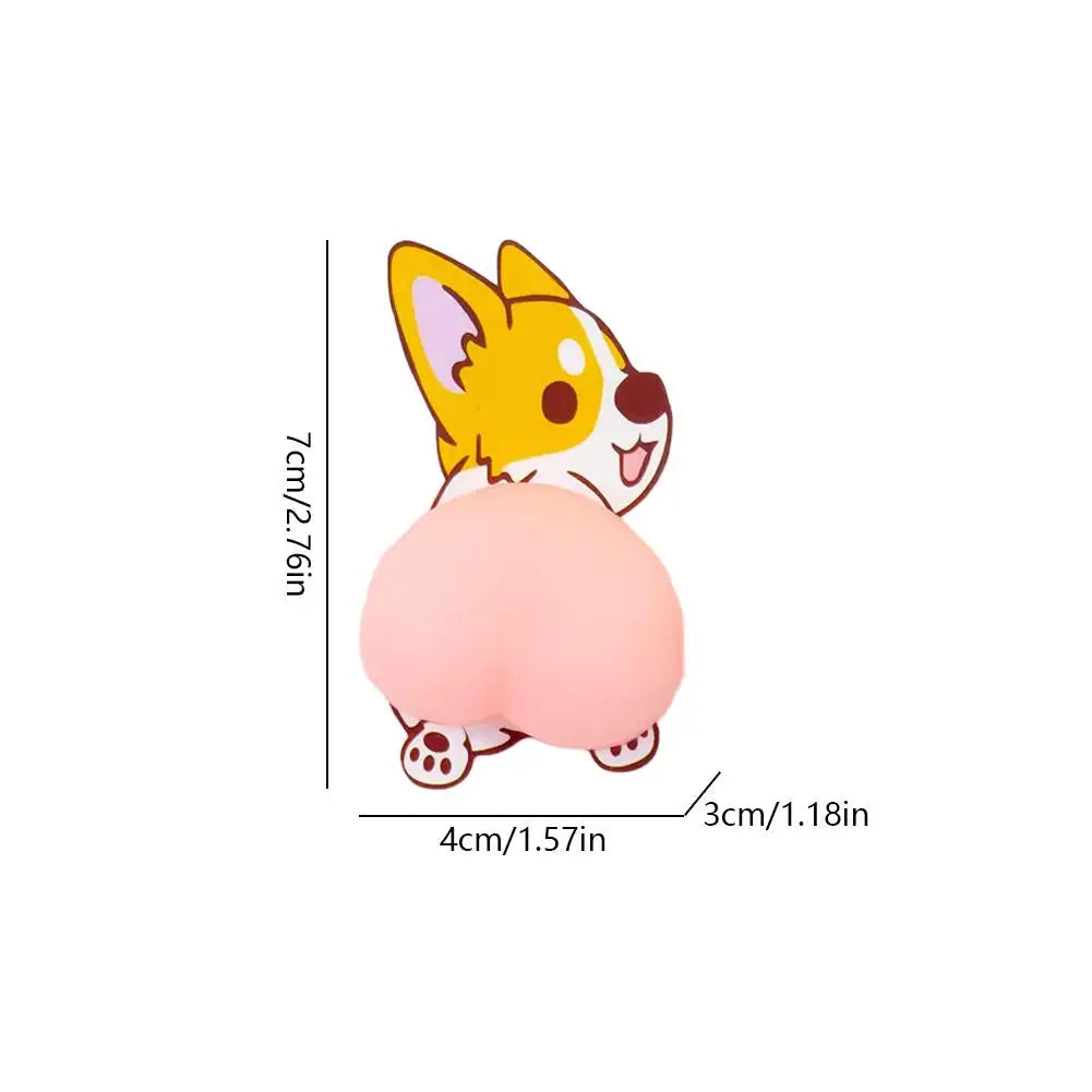3D Cartoon Pig & Puppy Silicone Stickers – Anti-Collision Decals Decorative Stickers Richie's