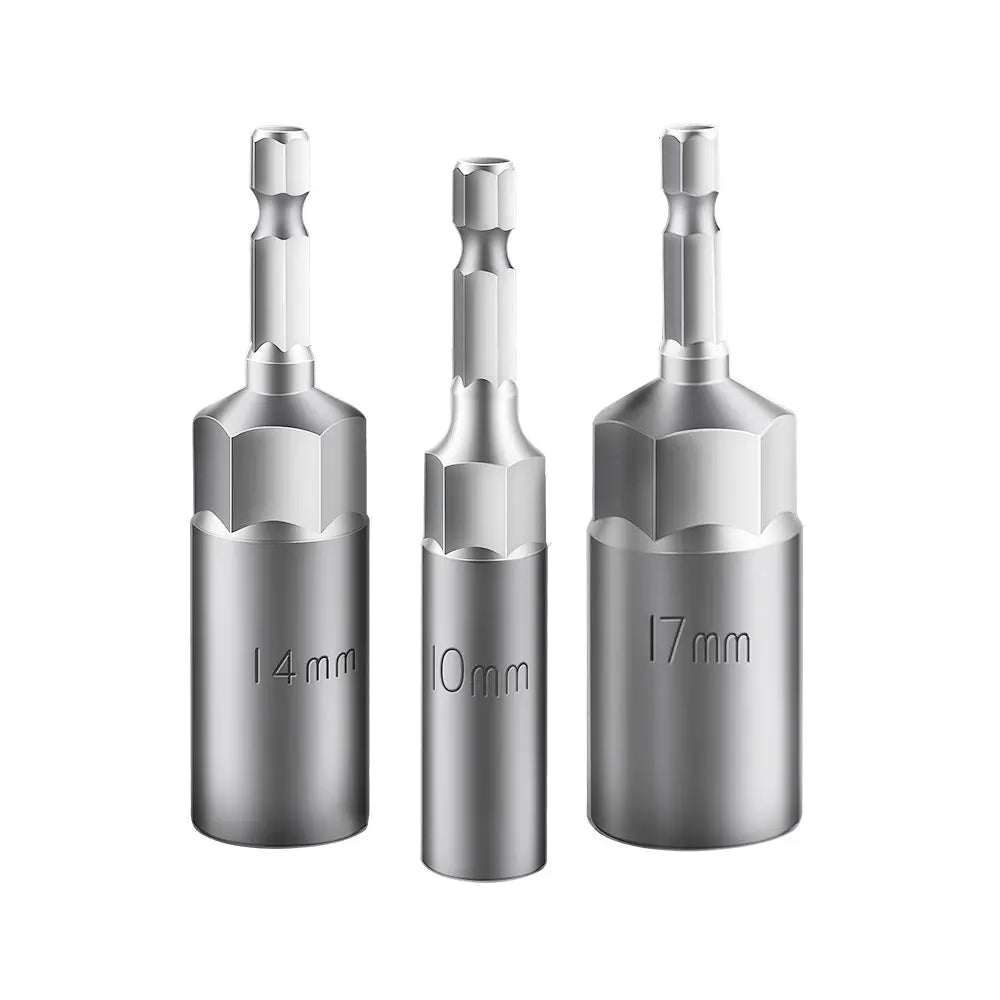 Deep Impact Socket Set 5.5–19mm 1/4" Nut Driver – 10/15 Piece Cr-V Impact Socket Set Richie's