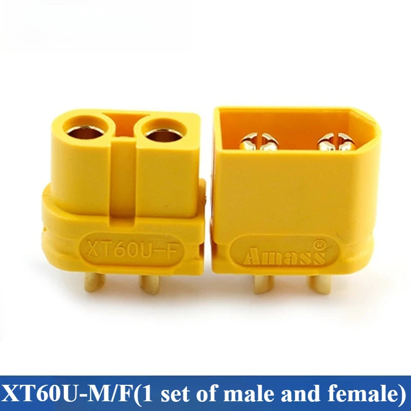 XT60 High Current Connector Plug – RC Aircraft & LiPo Battery RC Battery Connector Richie's XT60U-M F yellow