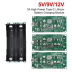 18650 UPS Module Type-C 15W | 5V 9V 12V Boost DIY Board UPS Charger Module Richie's