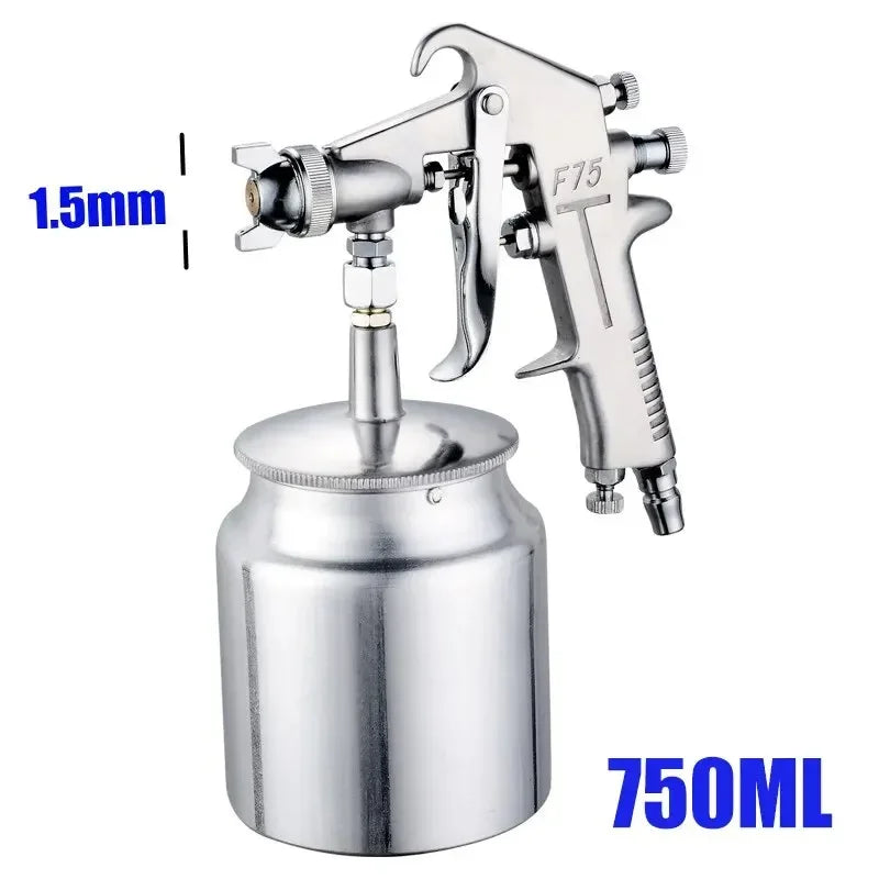 F-75 Pneumatic Spray Gun 1.5mm Nozzle – Auto & Furniture Pneumatic Spray Gun Richie's F75 DOWN