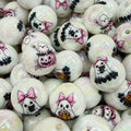 40pcs Iridescent Ghost Acrylic Beads 16mm Halloween DIY Craft Craft Beads Richie's Random Mix-40pcs