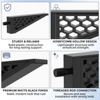2Pcs ABS Triangular Shelf Brackets – Shed & Garage Organizer Shelf Bracket Set Richie's
