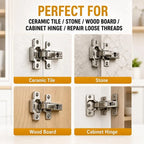 Heavy Duty Steel Wall Anchors & Self-Tapping Screws 6×14mm Wall Anchor Set Richie's