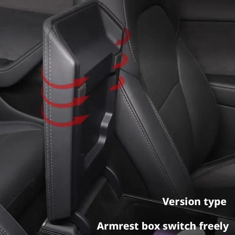 Tesla Model 3 & Y Armrest Cover – Soft Leather Console Pad Armrest Console Cover Richie's