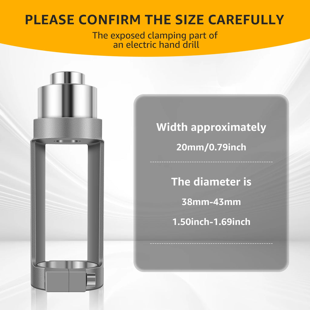 Square Hole Drill Bit Adapter & Mortising Chisel Kit – Cast Aluminum Woodworking Drill Adapter Richie's