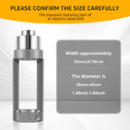 Square Hole Drill Bit Adapter & Mortising Chisel Kit – Cast Aluminum Woodworking Drill Adapter Richie's