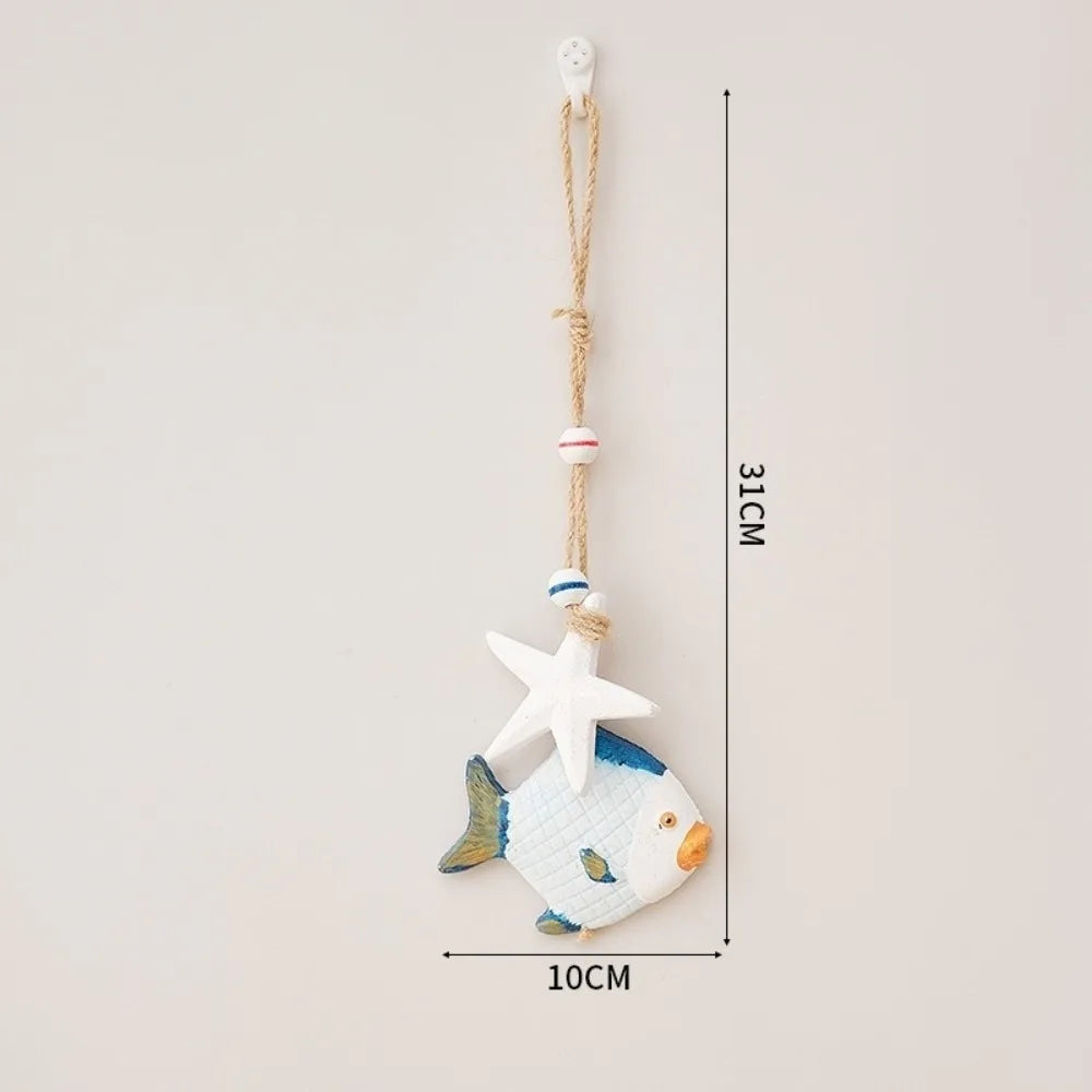 Wooden Ocean Animal Wall Pendant – Mediterranean Coastal Decor Wall Pendant Decor Richie's 3