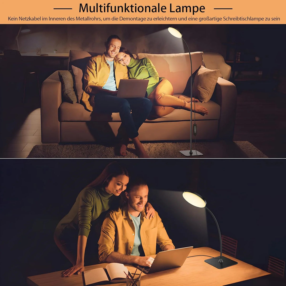 KEBINCPLED Circular LED Floor Lamp USB Dimmable 180 LEDs LED Floor Lamp Richie's