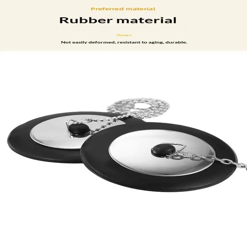 Stainless Steel Sink Stopper with Chain – Leak-Proof Drain Sink Drain Stopper Richie's