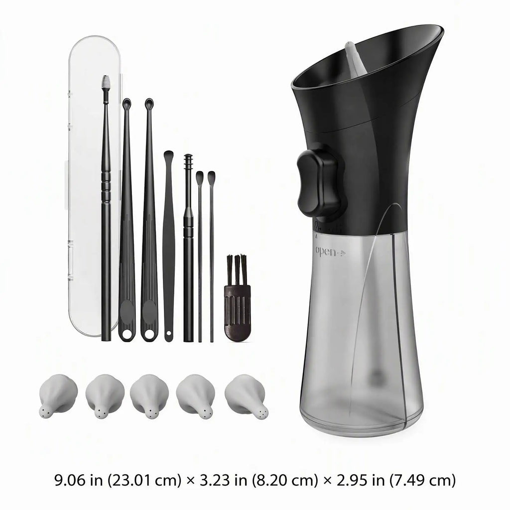 Manual Ear Irrigation Kit with Camera & Silicone Tips Ear Irrigation Kit Richie's
