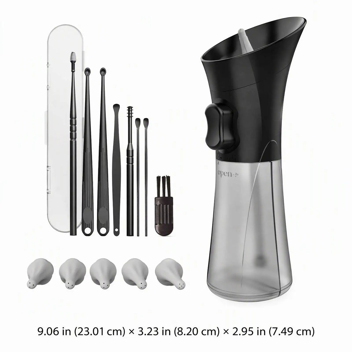 Manual Ear Irrigation Kit with Camera & Silicone Tips Ear Irrigation Kit Richie's
