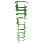 Plant Support Stakes Round Ring Trellis Cage – Green Plastic Plant Support Cage Richie's C