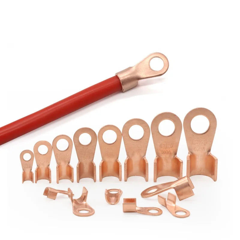 OT Copper Crimp Ring Terminals 3A–250A | Cable Wire Ends Crimp Ring Terminals Richie's OT-250A 50pcs