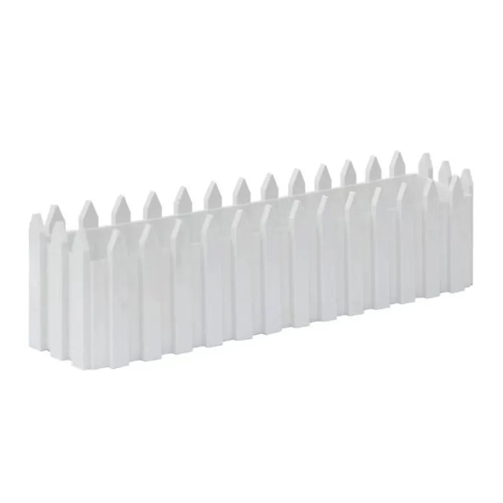 Rectangular Fence Flower Pots – Reusable Seedling Starter Trays Fence Planter Pot Richie's White