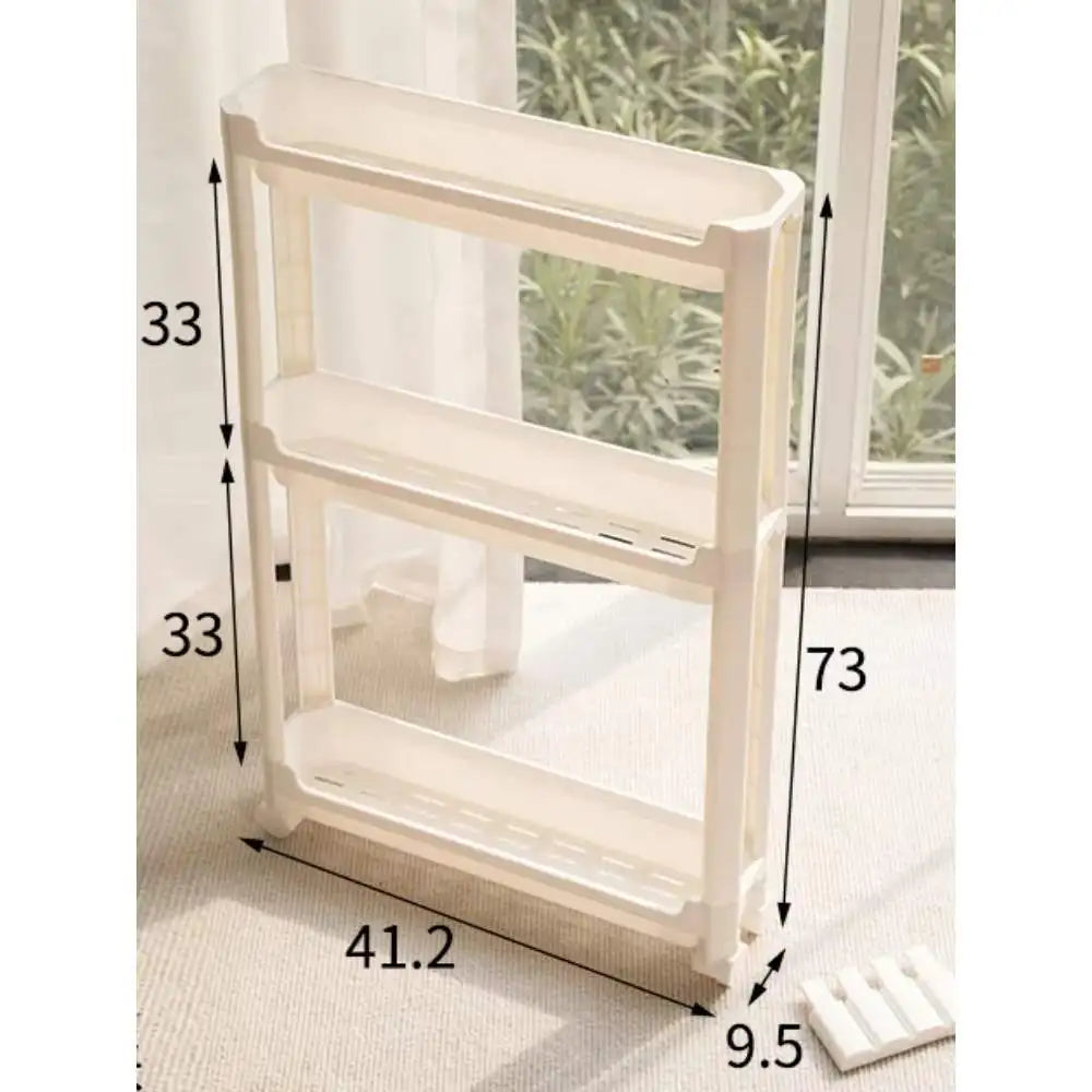 3-Tier Rolling Storage Rack for Kitchen, Bathroom & Home Rolling Storage Rack Richie's 3 layer