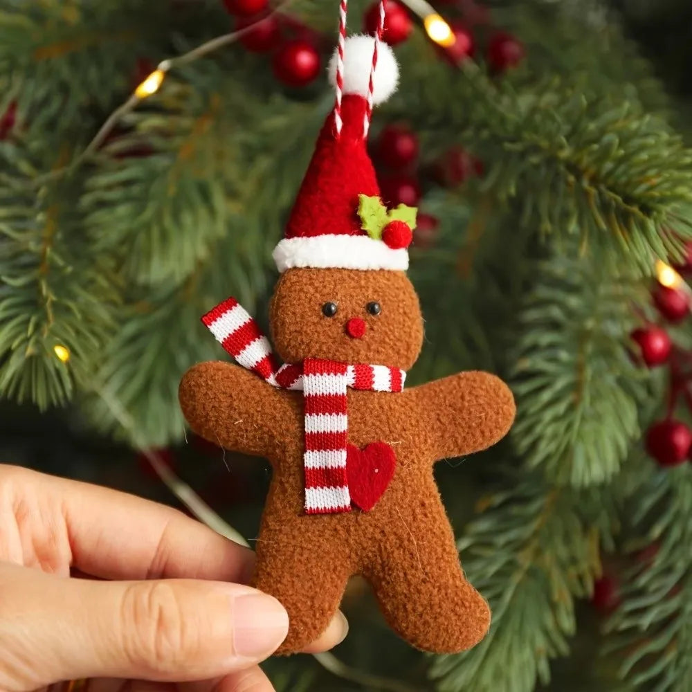 3-Piece Gingerbread Man Christmas Tree Hanging Ornaments Christmas Ornaments Richie's