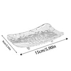 Luxury Bar Soap Dish with Drain Hole | Soap Tray Holder Soap Dish Tray Richie's Transparent L