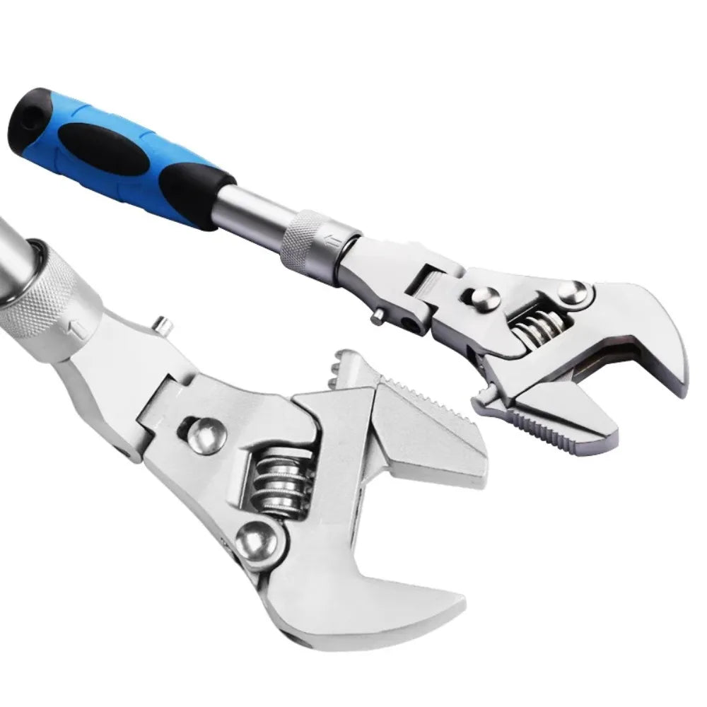 FATCOOL 10-In 5-in-1 Adjustable Ratchet Wrench 180° Folding Adjustable Ratchet Wrench Richie's