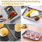Stainless Steel Cooling Rack Non-Stick BBQ & Cake Cooler Baking Cooling Rack Richie's