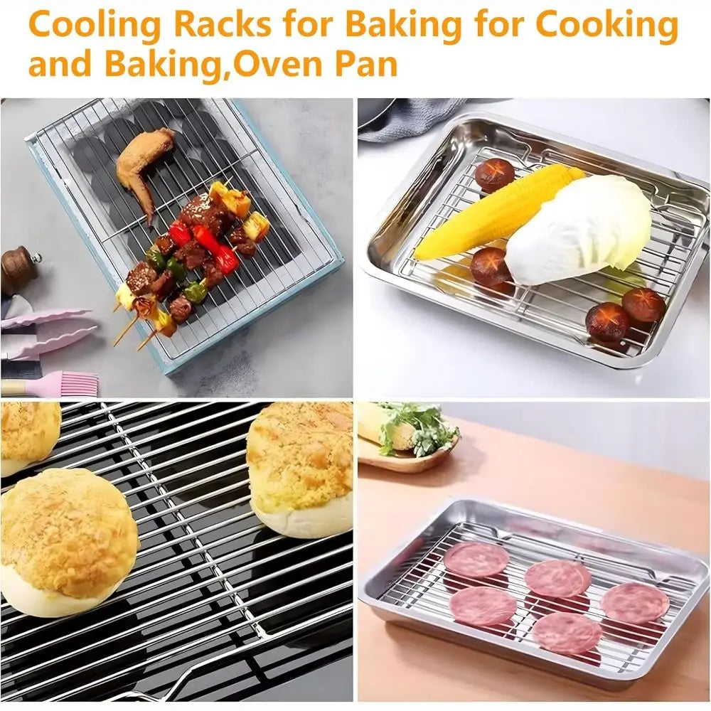 Stainless Steel Cooling Rack Non-Stick BBQ & Cake Cooler Baking Cooling Rack Richie's