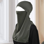 Women's Instant Ninja Hijab Underscarf – Soft Stretch Inner Cap Hijab Inner Cap Richie's