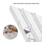 Acrylic Triangle Quilting Ruler – Patchwork Template & Fabric Tool Quilting Ruler Richie's