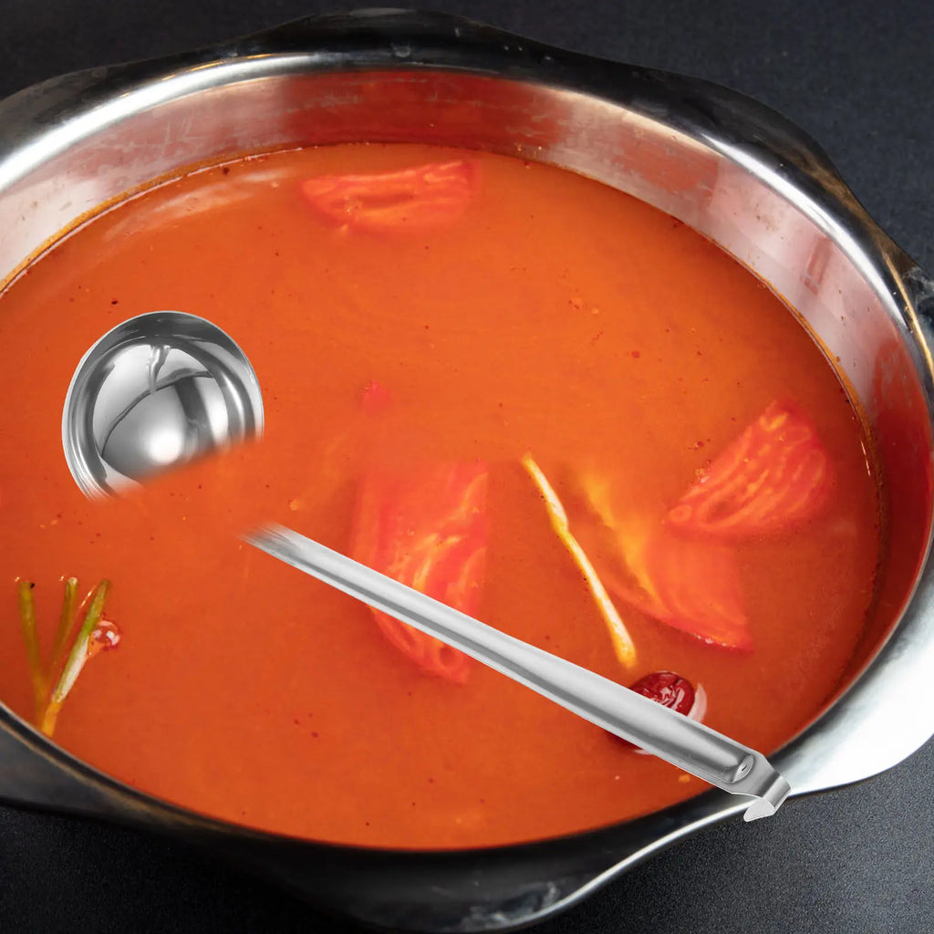 Stainless Steel Soup Ladle with Long Handle & Hanging Hook Soup Ladle Richie's Default Title
