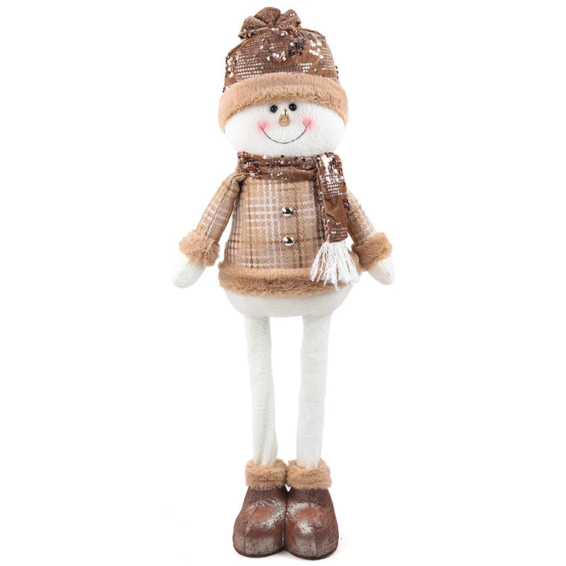 Retractable Christmas Figurines – Santa, Snowman & Reindeer Christmas Figurine Ornament Richie's A5