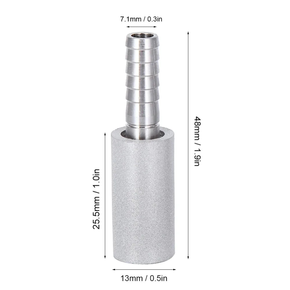 2-Pack 0.5 Micron Stainless Steel Aeration & Carbonation Stone Brewing Diffusion Stone Richie's