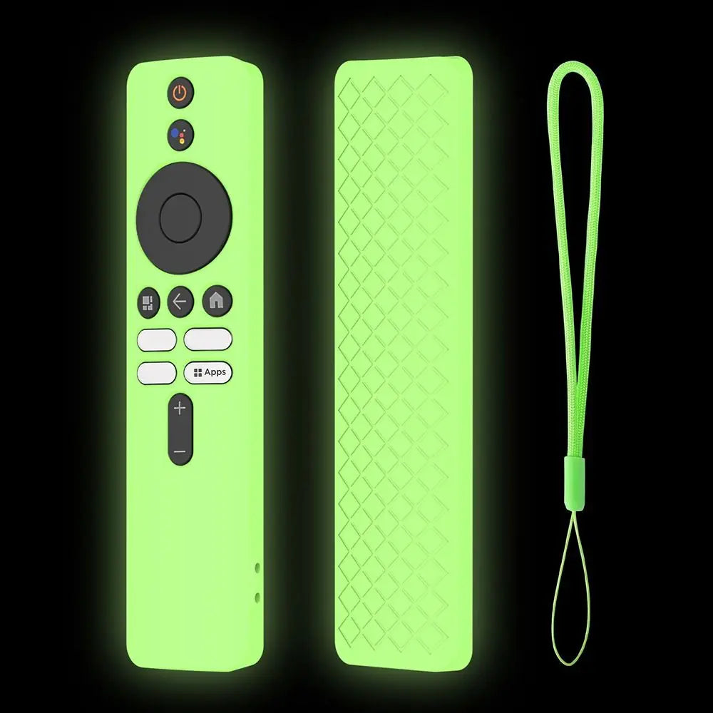 Silicone Remote Case for Xiaomi TV Box S 2nd Gen Remote Control Case Richie's green