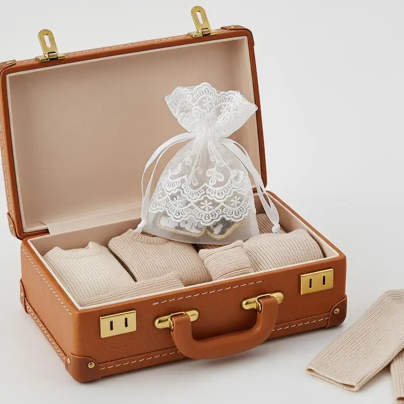 White Gauze Drawstring Gift Bags – Reusable Lace Sachet Pouches Drawstring Gift Bag Richie's