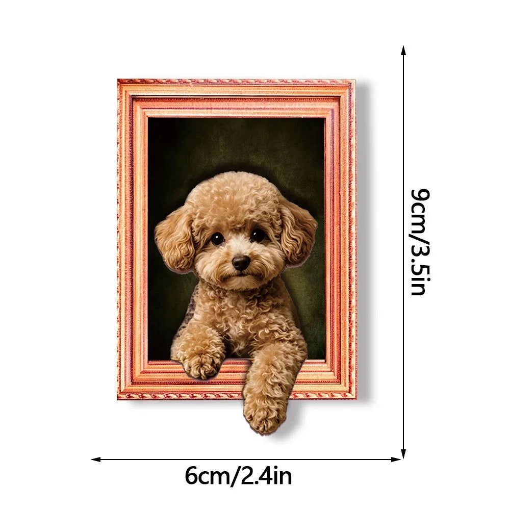 3D Cartoon Animal Magnetic Photo Frame – Cute Fridge Magnet Magnetic Photo Frame Richie's Style1