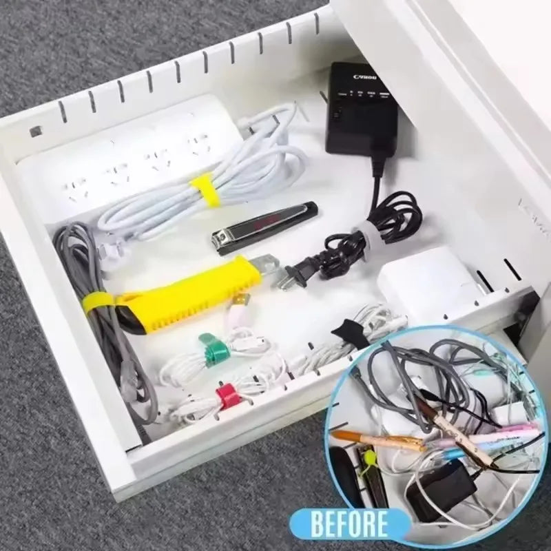 Reusable Hook & Loop Cable Ties – Cord & Wire Organizer Straps Cable Ties & Straps Richie's