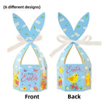 12PCS Easter Gift Boxes with Ribbon Handle – Cartoon Rabbit Design Easter Gift Boxes Richie's