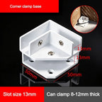 Aluminum Alloy Adjustable Support Leg Bracket & Corner Clamp Support Leg Bracket Richie's