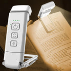 USB Rechargeable Clip-On Book Light – Dimmable LED Reading Lamp Clip-On Book Light Richie's White