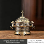 Alloy Incense Burner Carved Hollow Sandalwood Plate Holder Incense Burner Richie's B