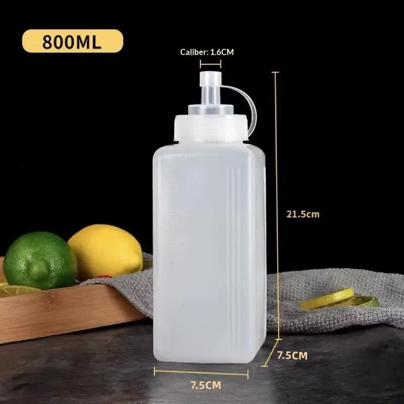 Wide Mouth Squeeze Condiment Bottle 600/800/1000ml Dispenser Condiment Squeeze Bottle Richie's A2