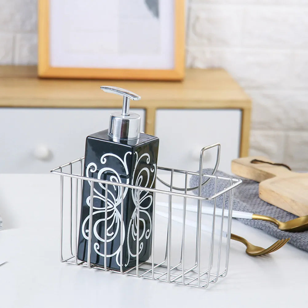 Adjustable Stainless Steel Sink Organizer Hanging Drain Basket Sink Organizer Basket Richie's