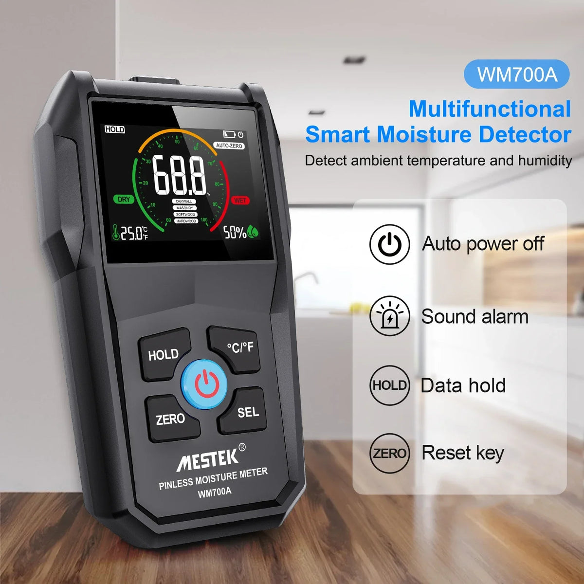 WM700A Non-Contact Digital Wood Moisture Meter & Tester Moisture Meter Richie's