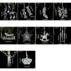Transparent Acrylic Christmas Ornaments – Star Snowflake Pendant Christmas Ornament Richie's