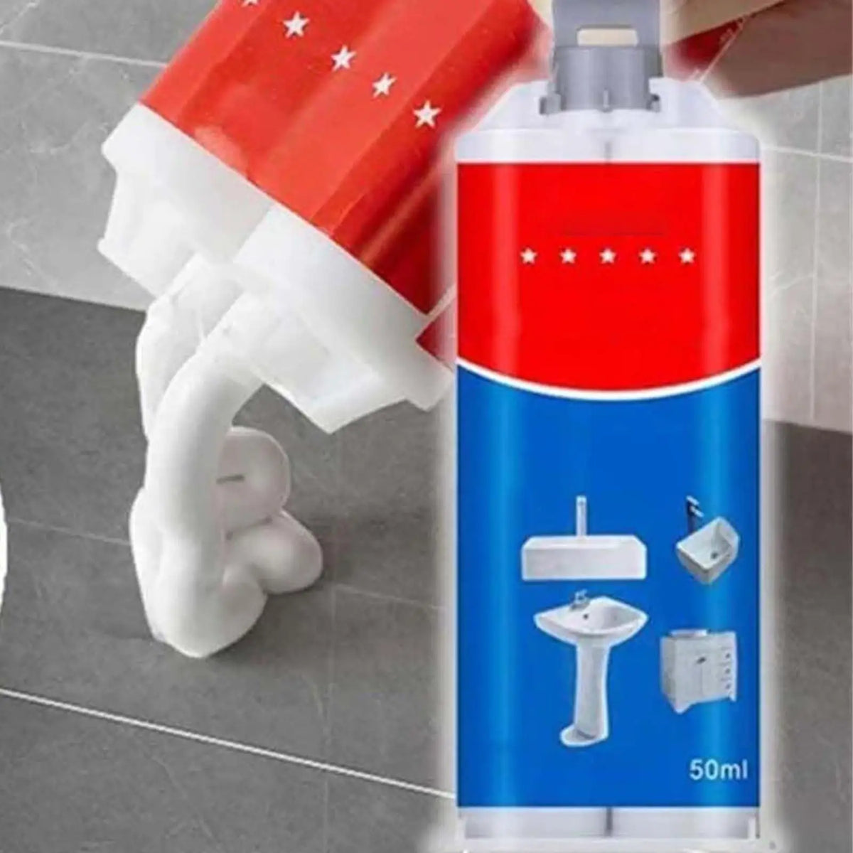 Tile Crack Filler Paste – Fast-Drying Ceramic Grout Repair Tile Repair Paste Richie's