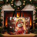 6 Large Christmas Gift Bags Non-Woven Reusable Holiday Totes Christmas Gift Bags Richie's